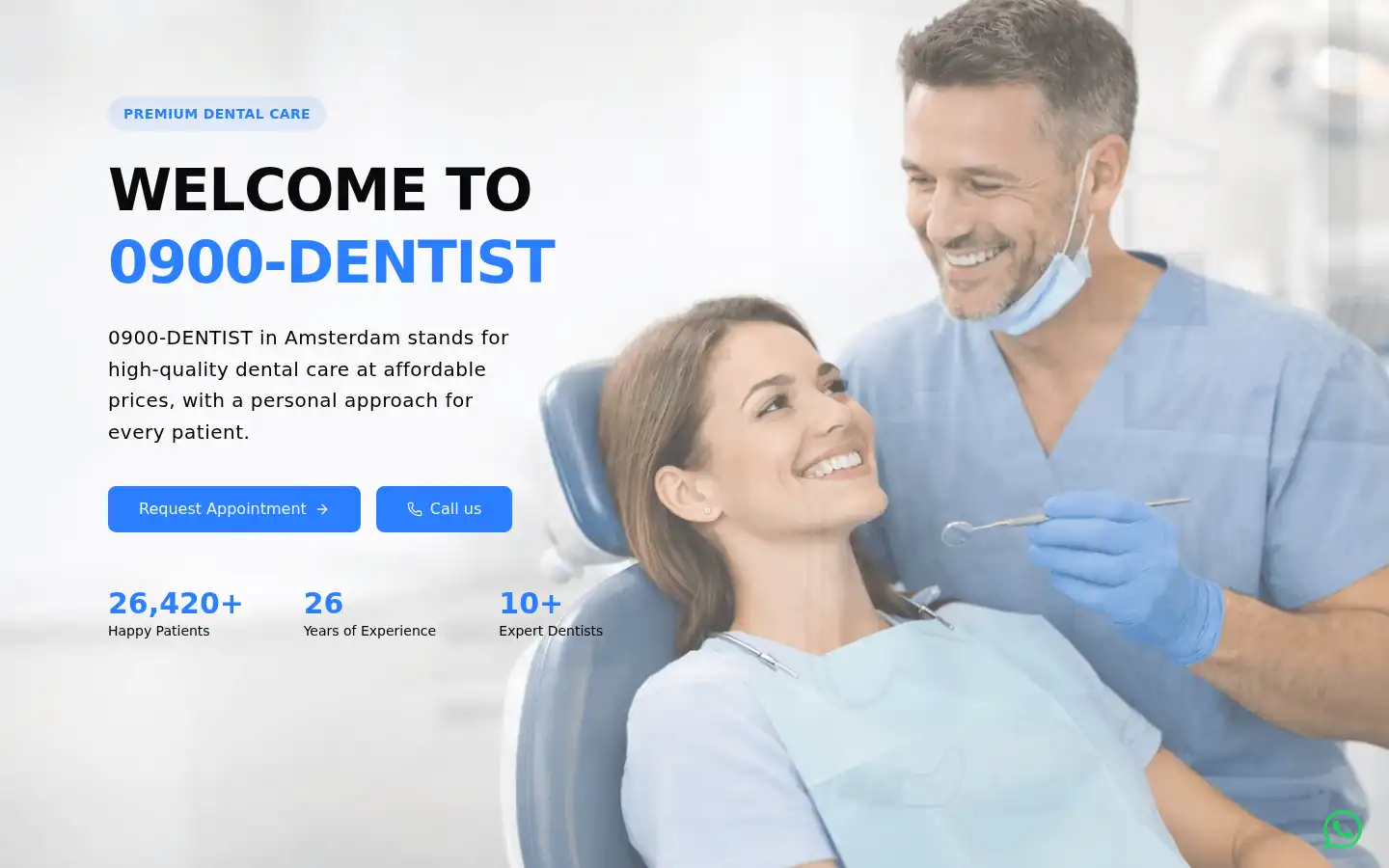 Screenshot of 0900dentist.com