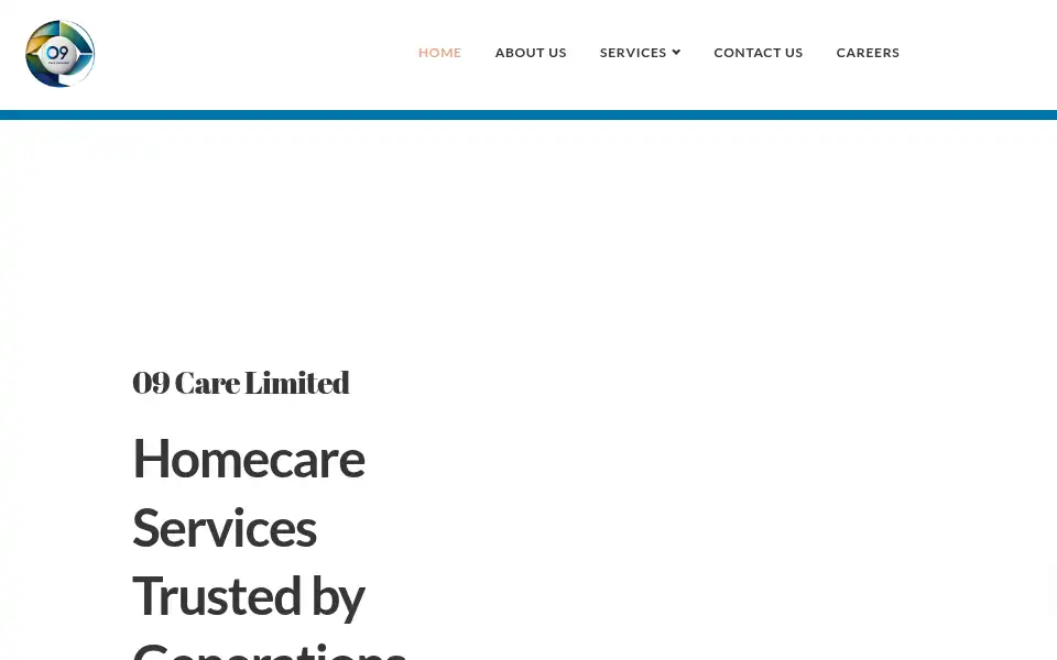 Screenshot of 09carelimited.com