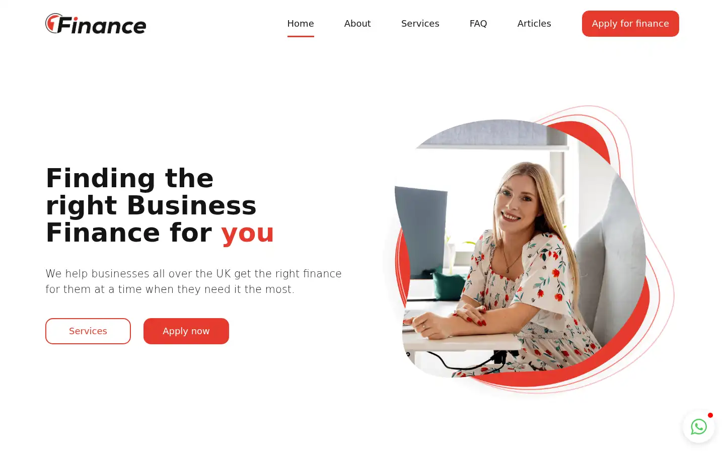 Screenshot of 1-finance.co.uk