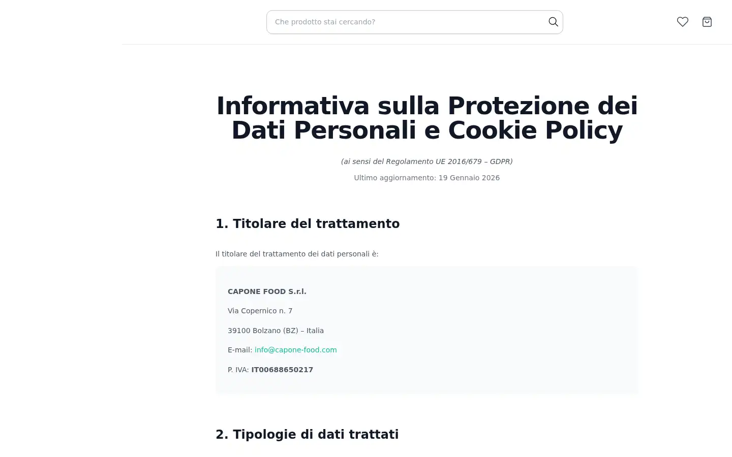 Screenshot of 1-food.com