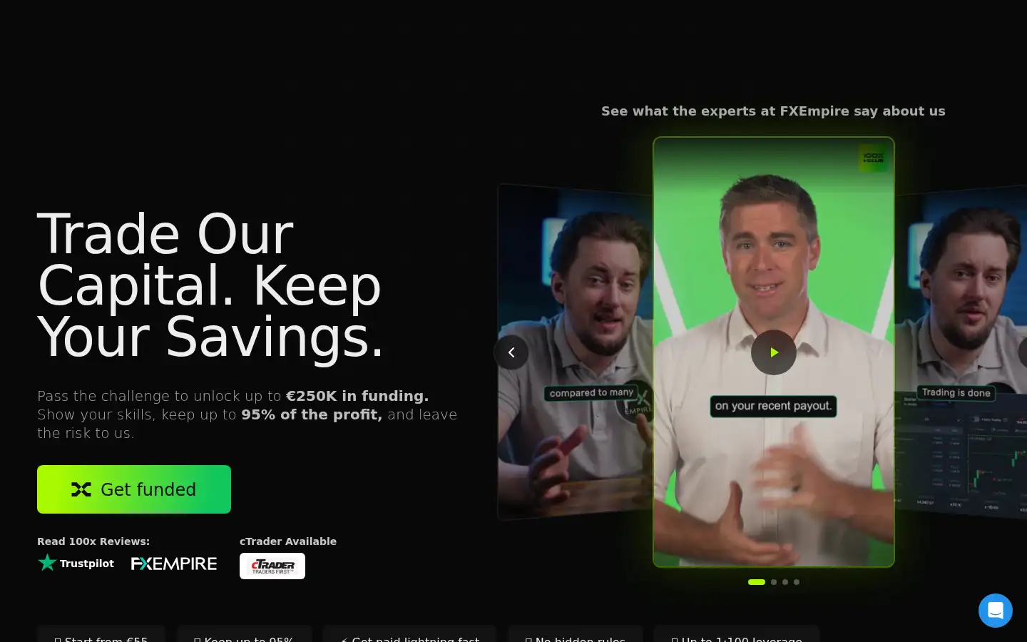 Screenshot of 100x.club