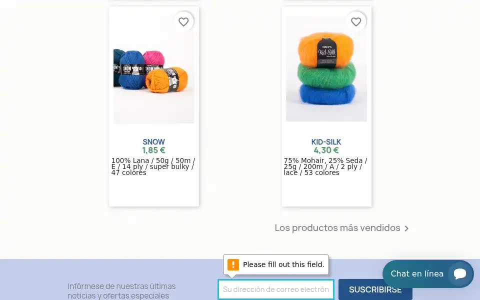 Screenshot of 101lanas.es