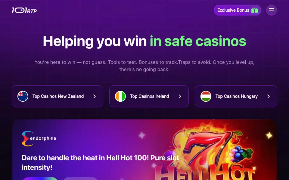 Screenshot of 101rtp.com