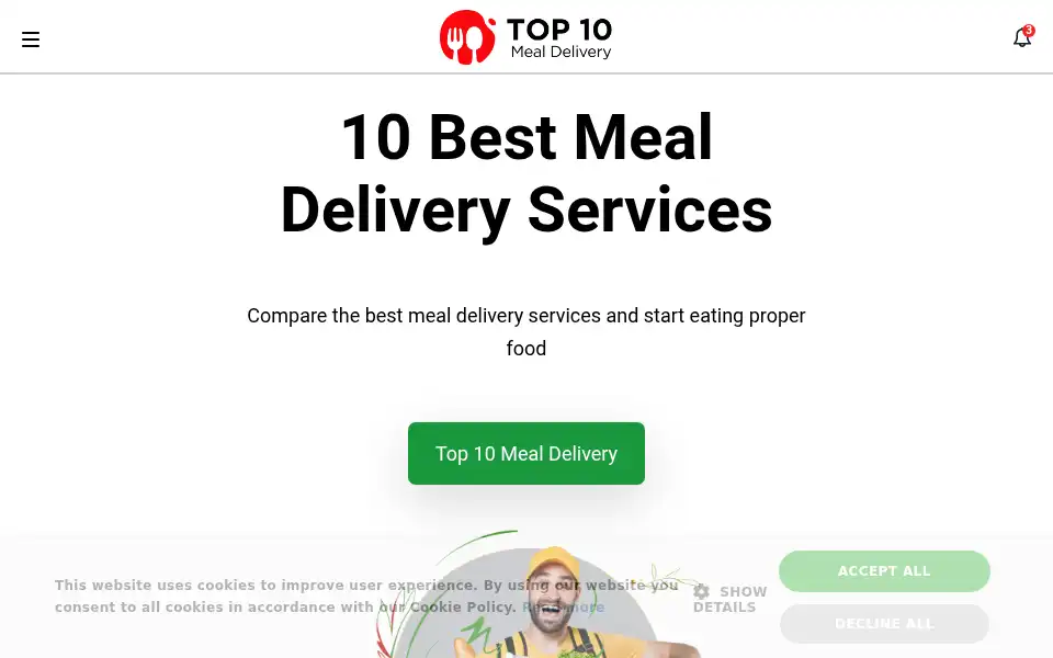 Screenshot of 10bestmealdeliveryservices.com