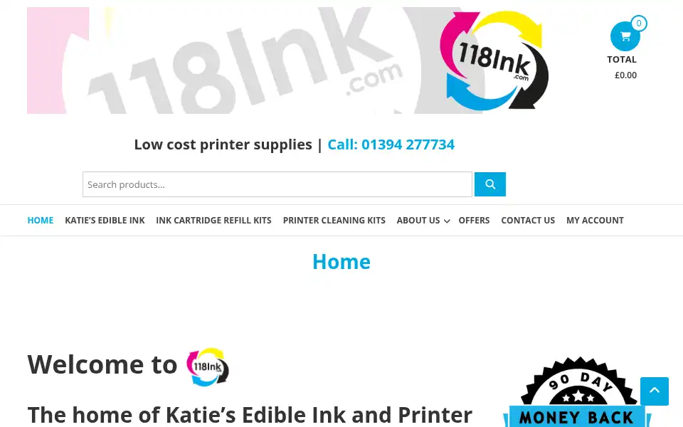 Screenshot of 118ink.com