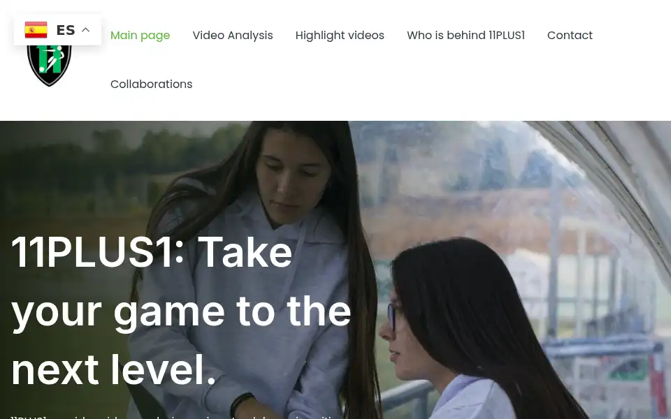 Screenshot of 11plus1.es