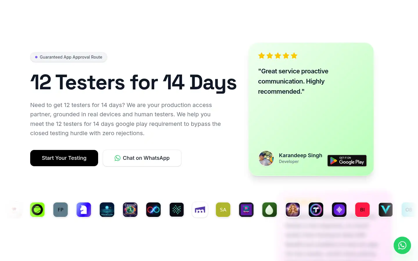 Screenshot of 12-testers-for-14-days.github.io