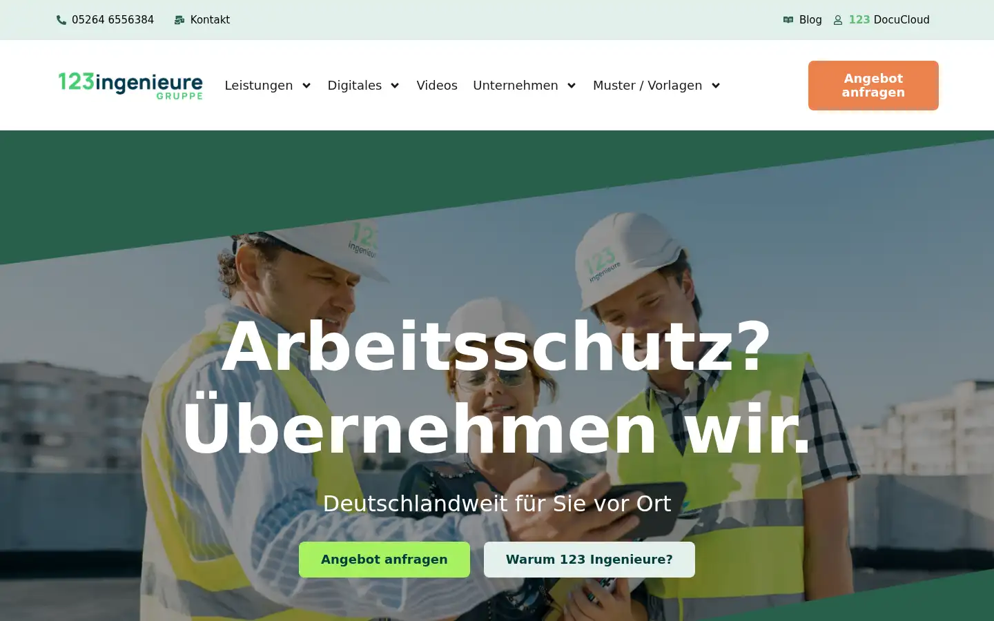 Screenshot of 123ingenieure.de