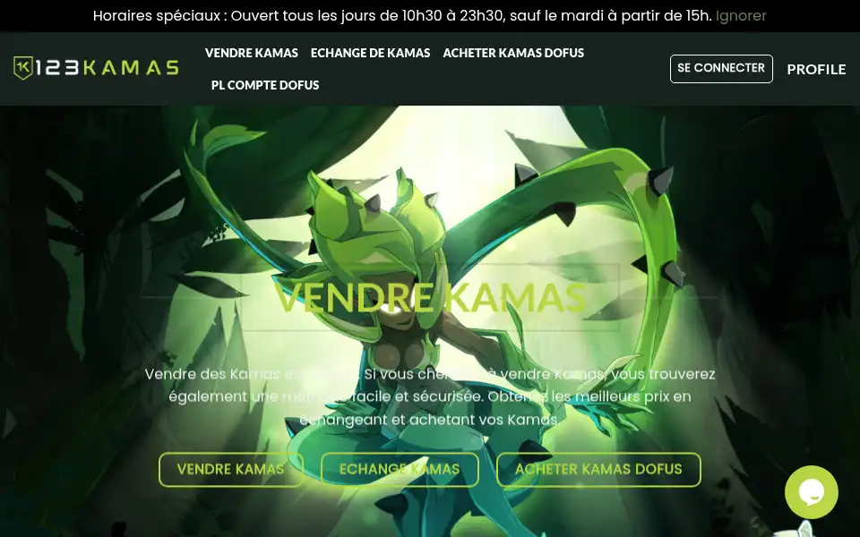 Screenshot of 123kamas.ma
