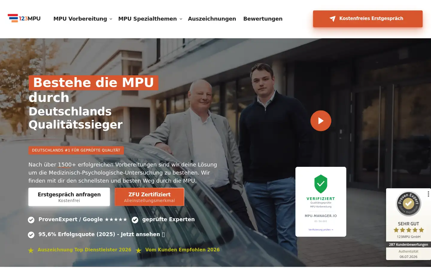 Screenshot of 123mpu.de