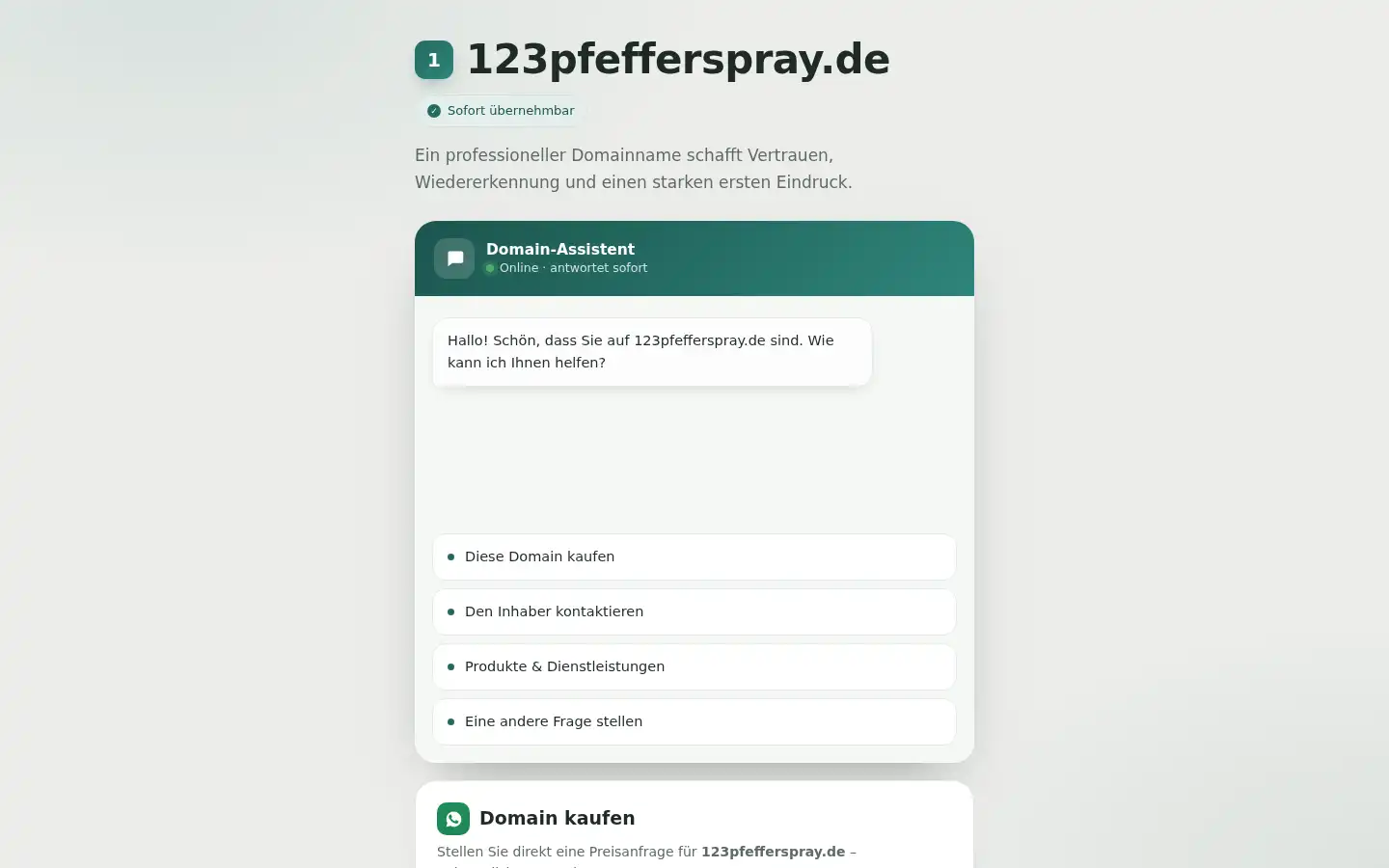 Screenshot of 123pfefferspray.de