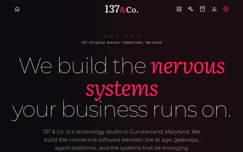 Screenshot of 137andco.com