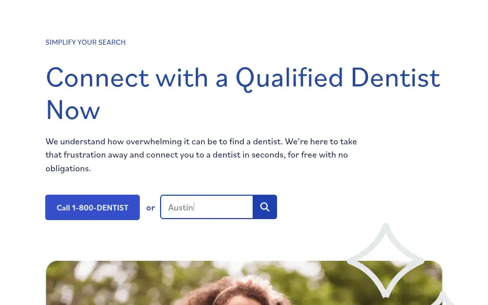 Screenshot of 1800dentist.com