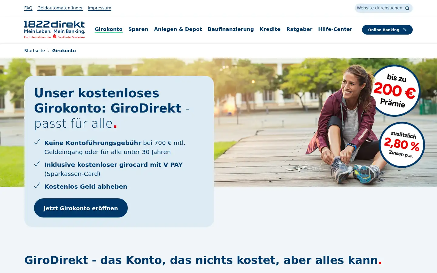 Screenshot of 1822mobile.de
