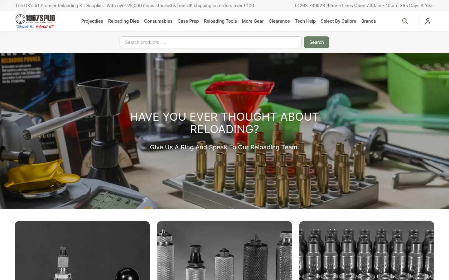 Screenshot of 1967spud.com
