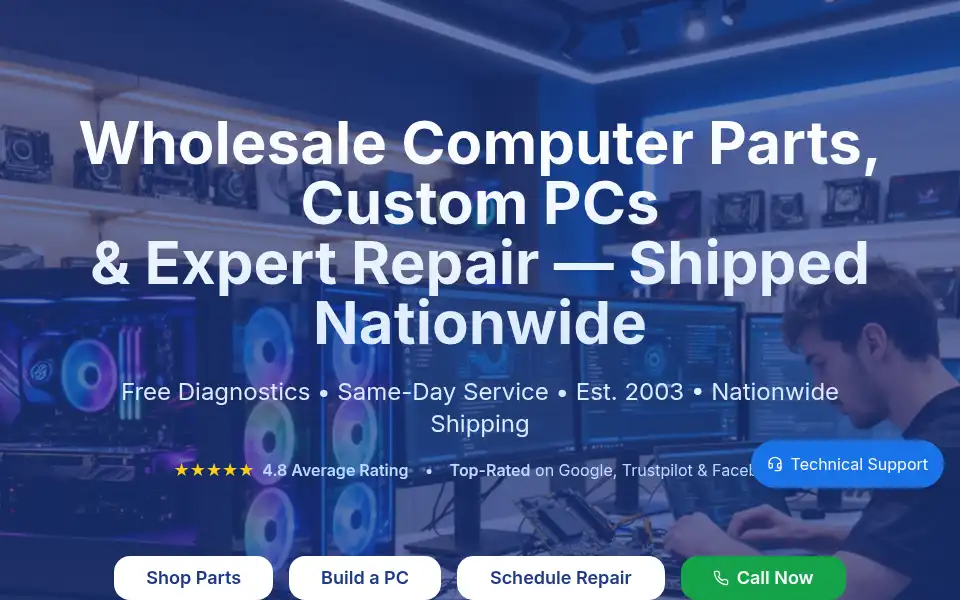 Screenshot of 1computeroutlet.com