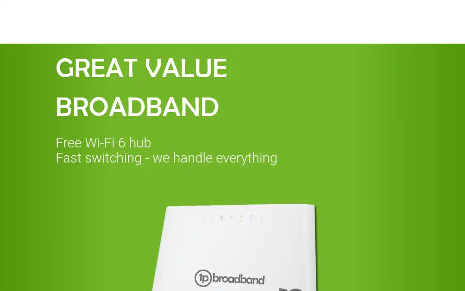 Screenshot of 1pbroadband.com