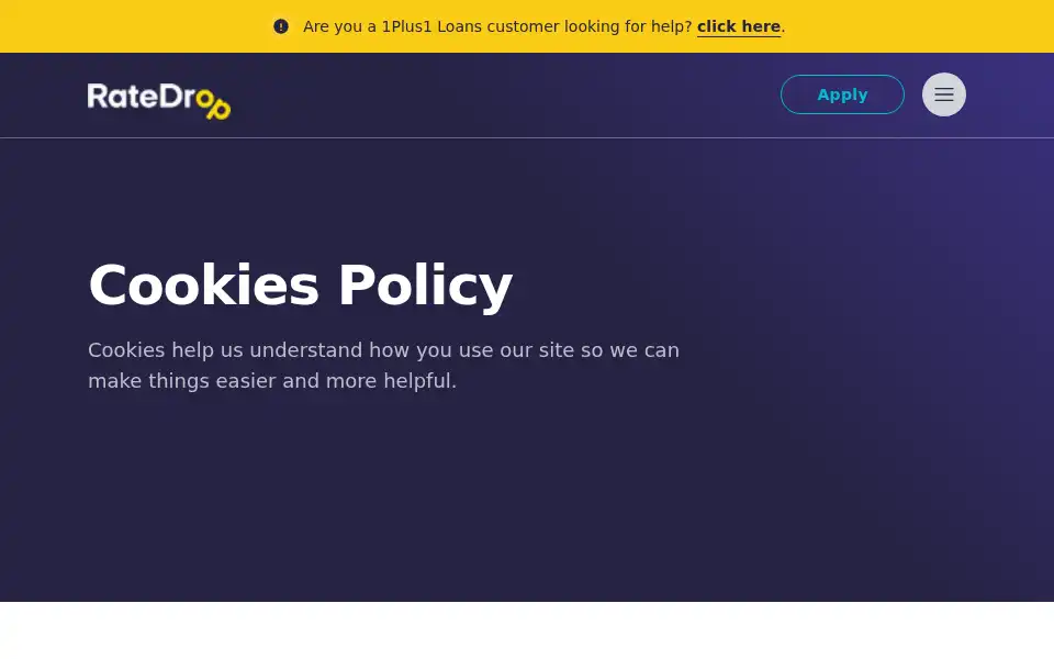 Screenshot of 1plus1loans.co.uk
