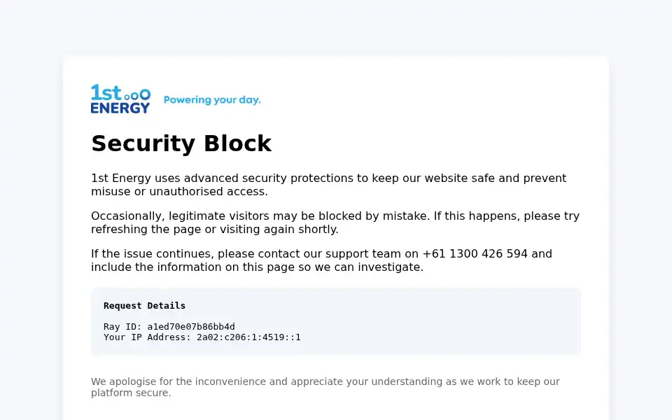 Screenshot of 1stenergy.com.au