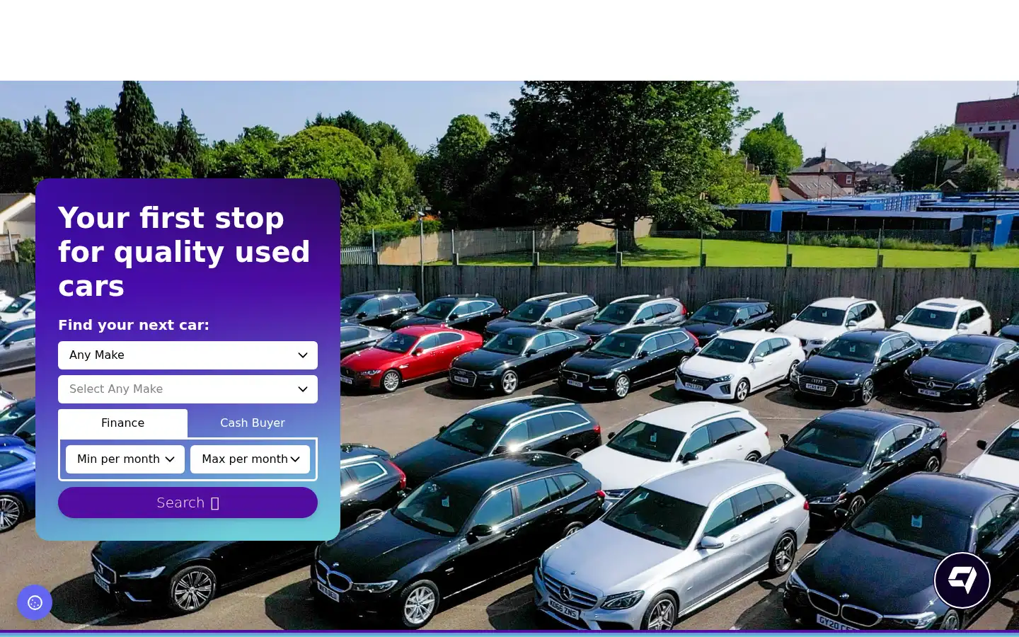 Screenshot of 1stopcarsales.co.uk
