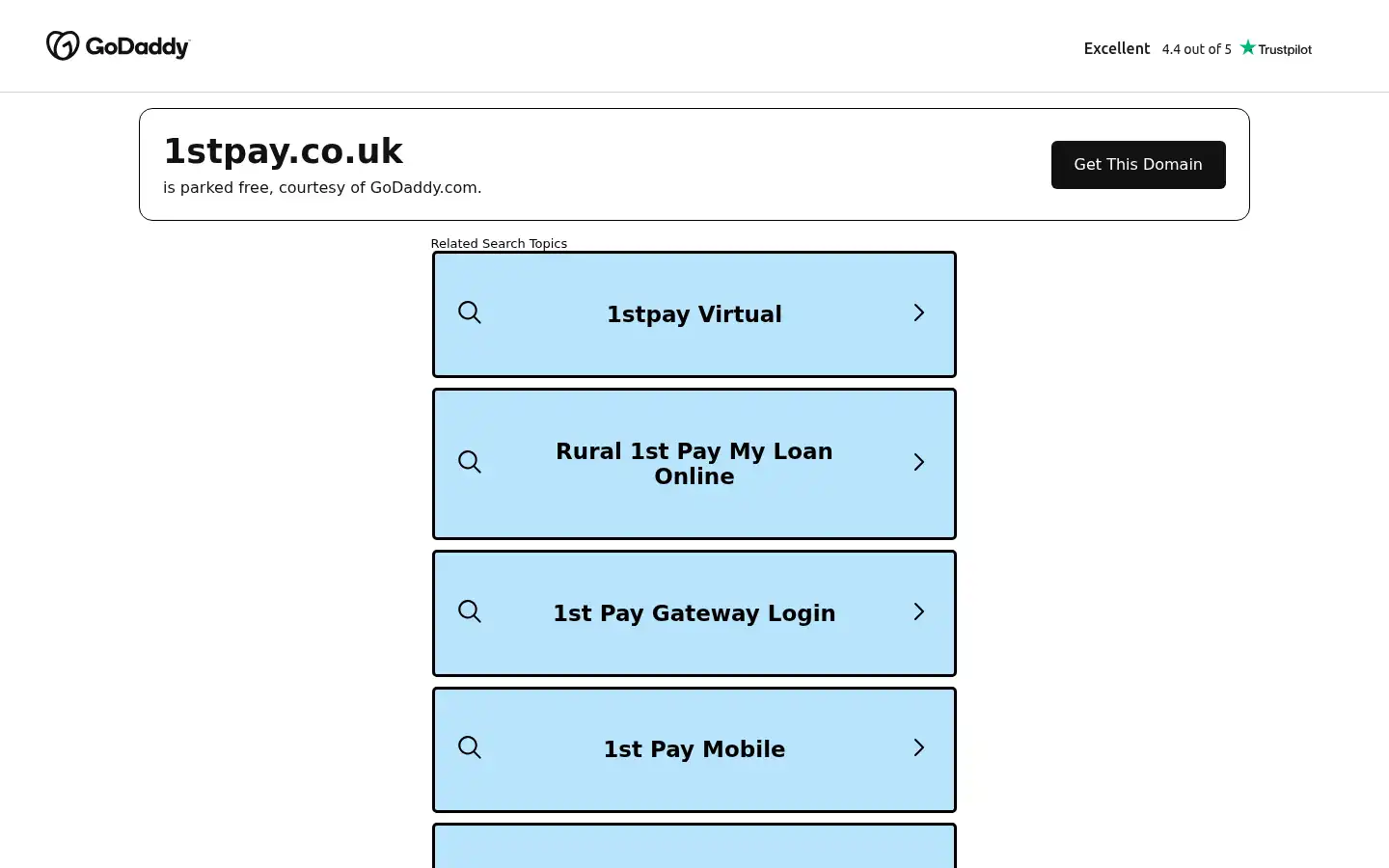 Screenshot of 1stpay.co.uk