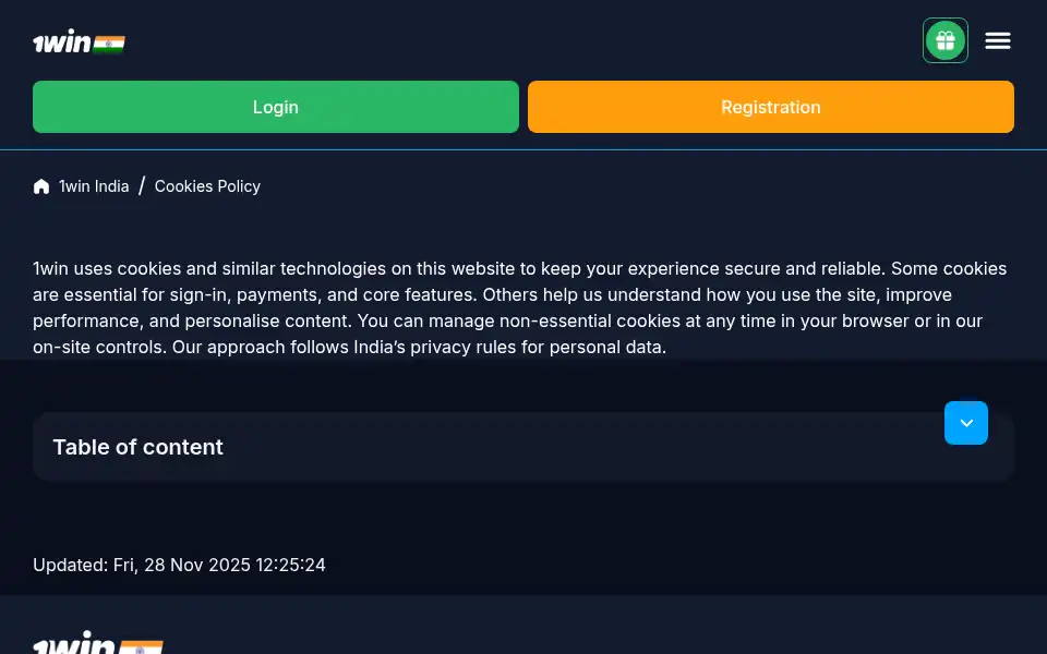 Screenshot of 1winapk.pro