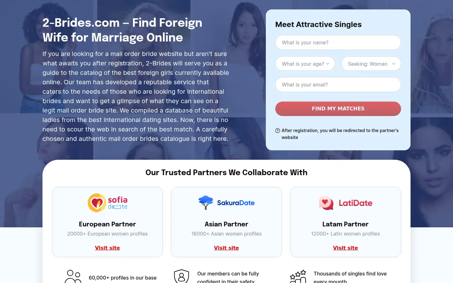 Screenshot of 2-brides.com