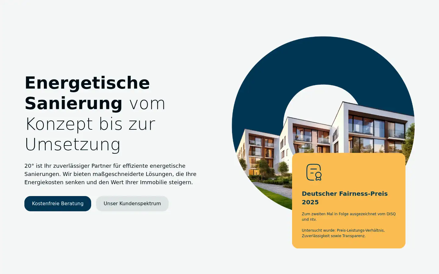 Screenshot of 20grad.de