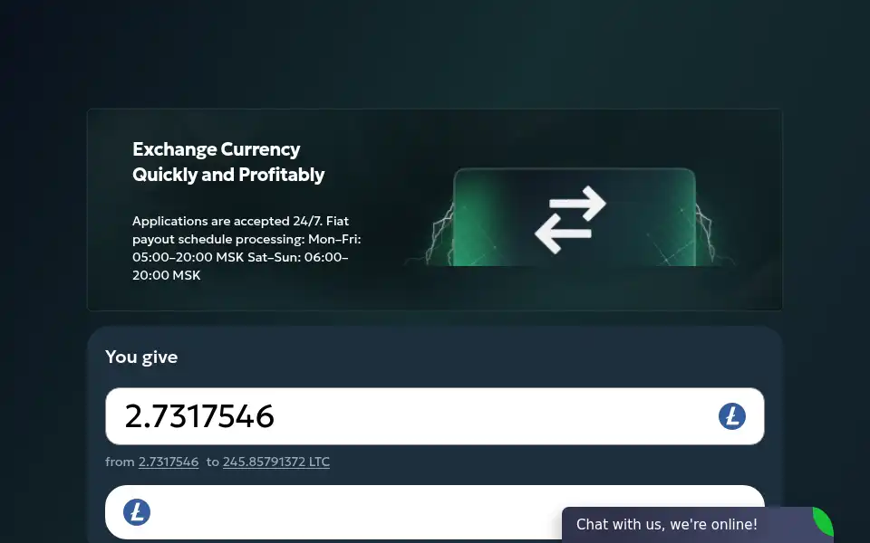 Screenshot of 24.exchange