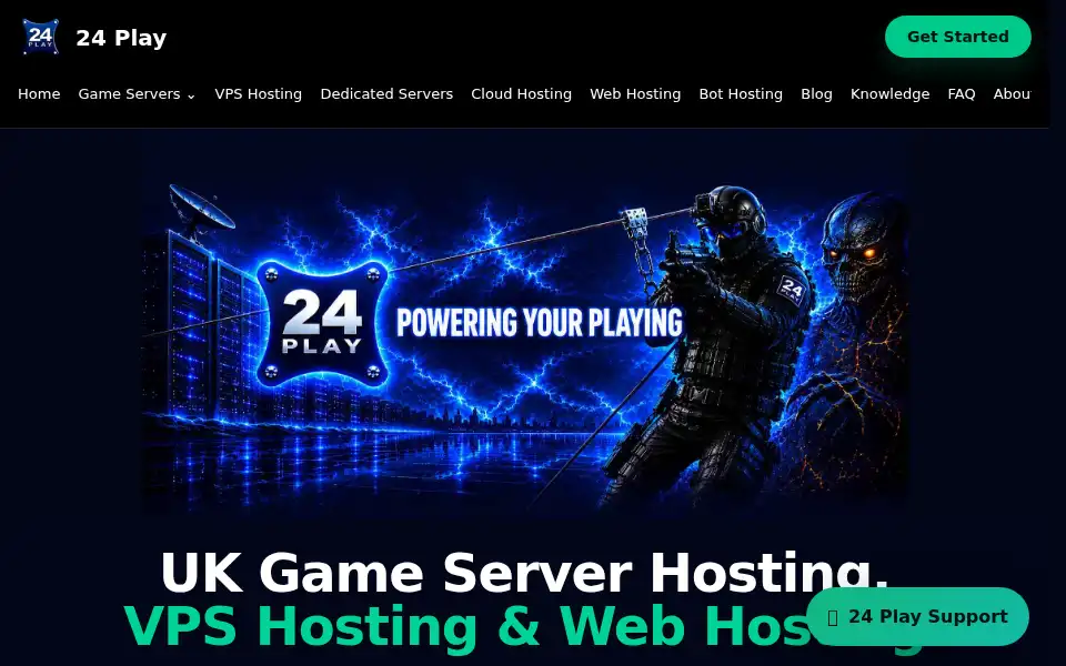Screenshot of 24-play.co.uk