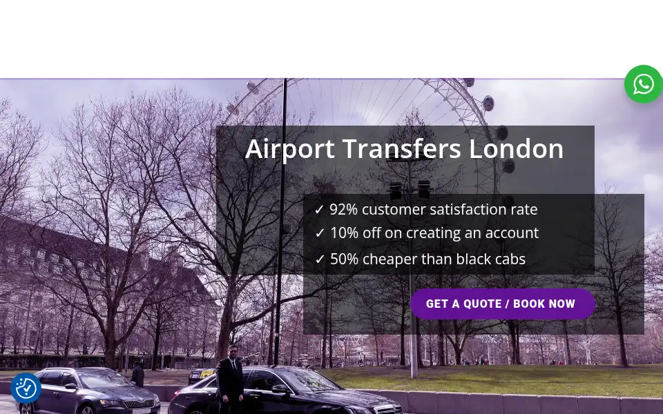 Screenshot of 247airporttransfer.co.uk