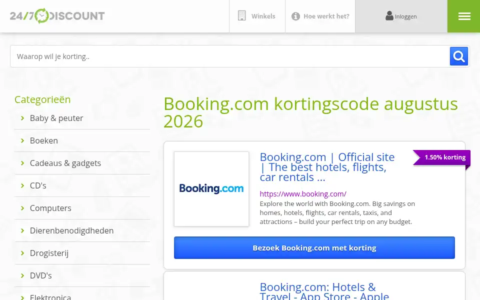 Screenshot of 247discount.nl