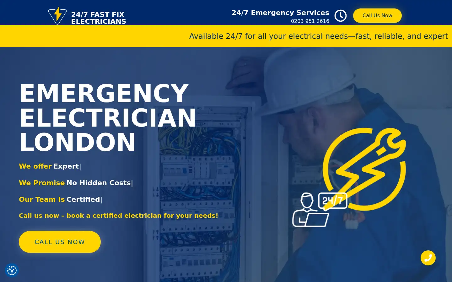 Screenshot of 247fastfix.co.uk