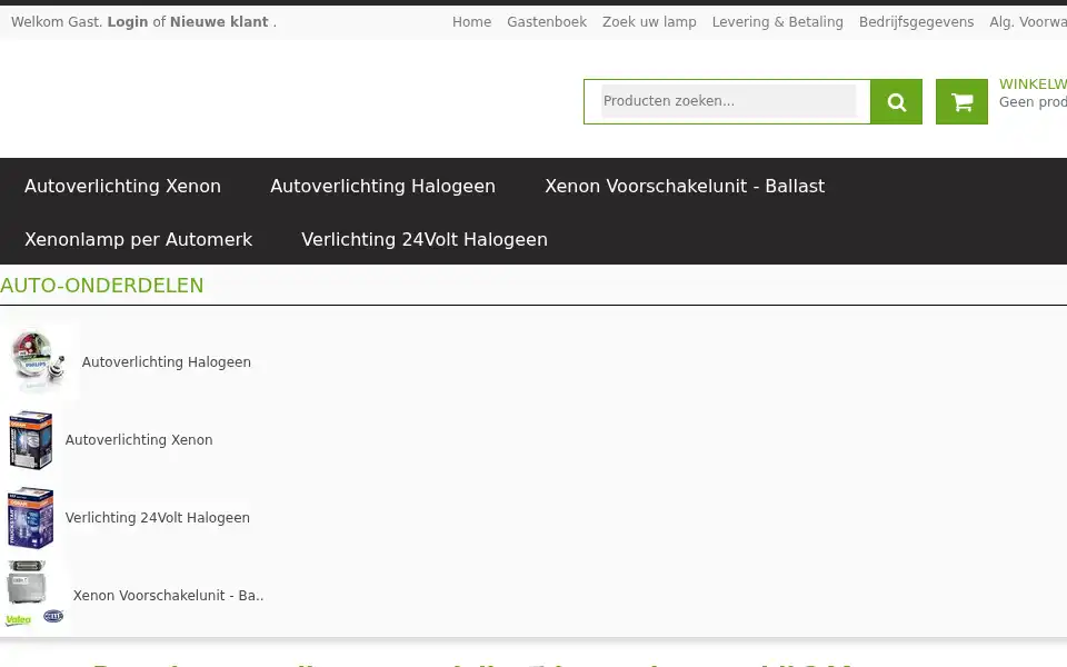 Screenshot of 24autoparts.nl