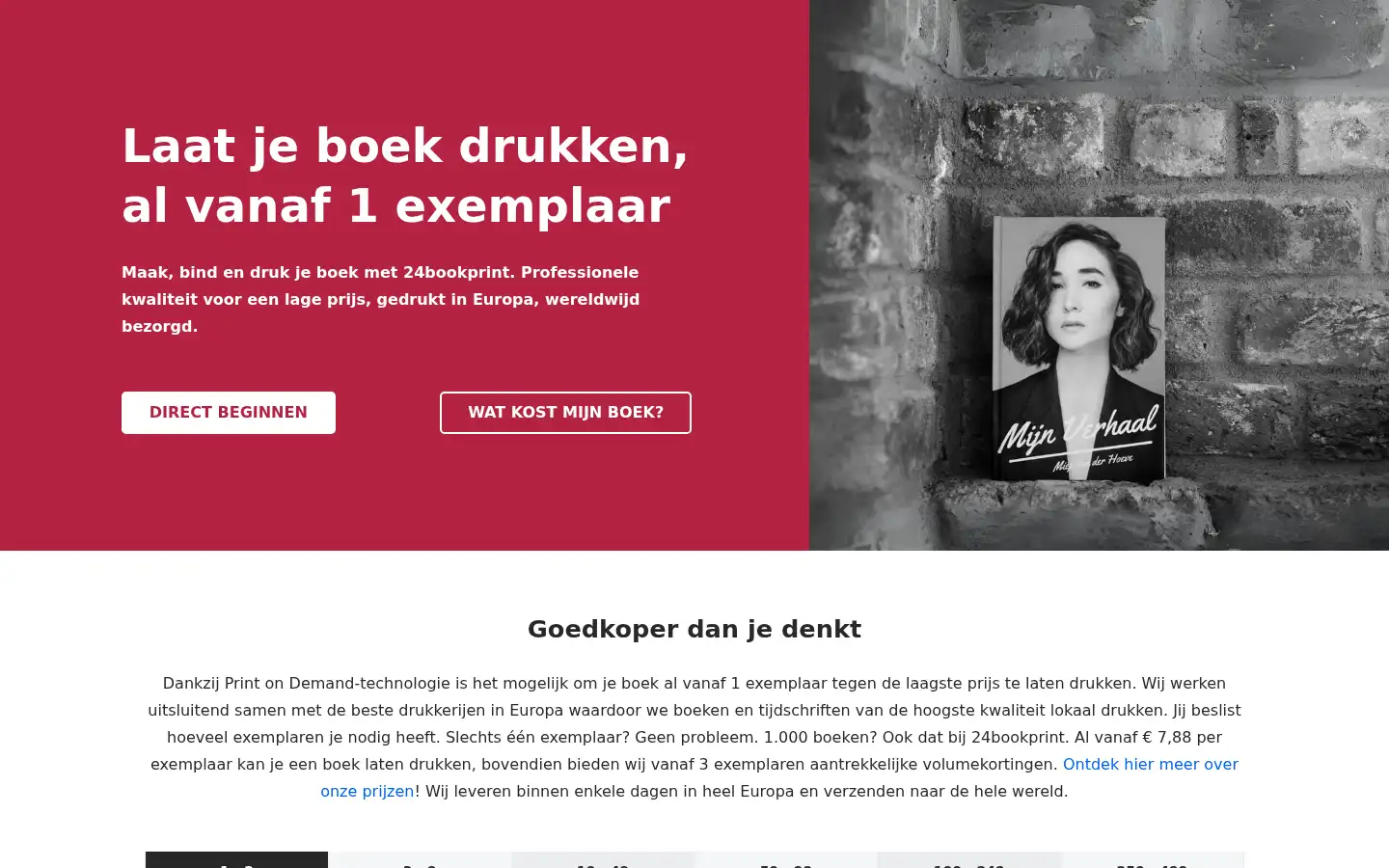 Screenshot of 24bookprint.com