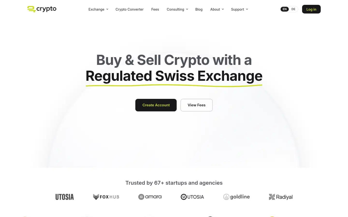 Screenshot of 24crypto.ch