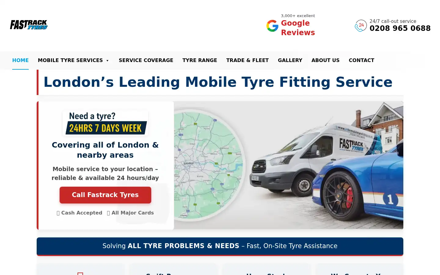 Screenshot of 24hrmobiletyrefitting.co.uk