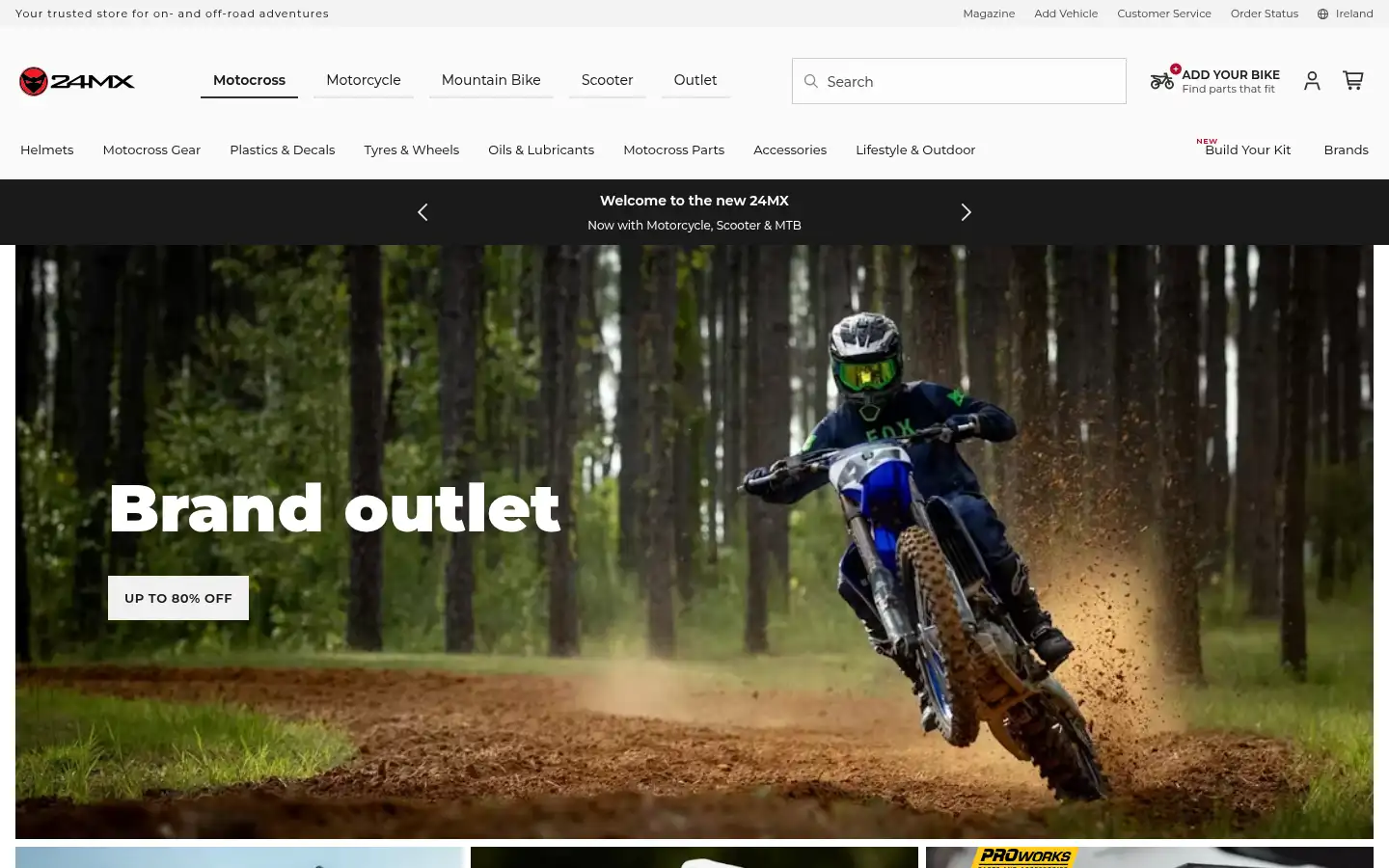 Screenshot of 24mx.ie