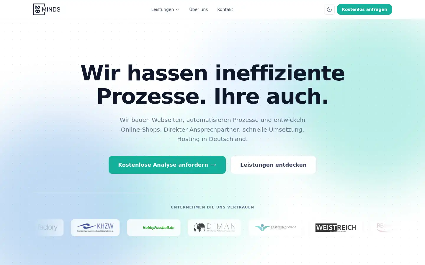 Screenshot of 28minds.com