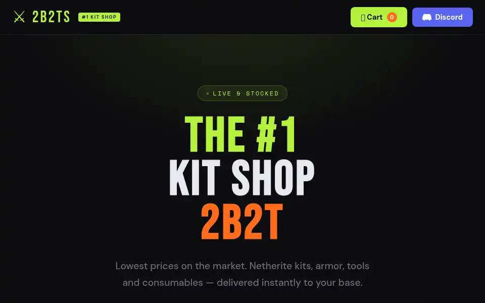 Screenshot of 2b2ts.com