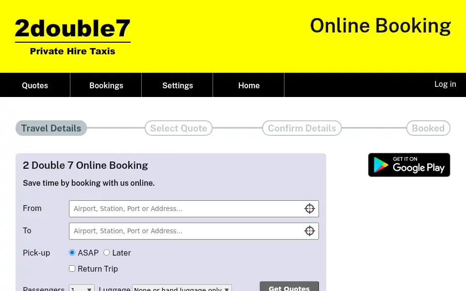 Screenshot of 2double7.co.uk