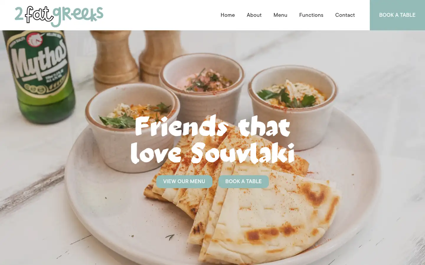 Screenshot of 2fatgreeks.com.au