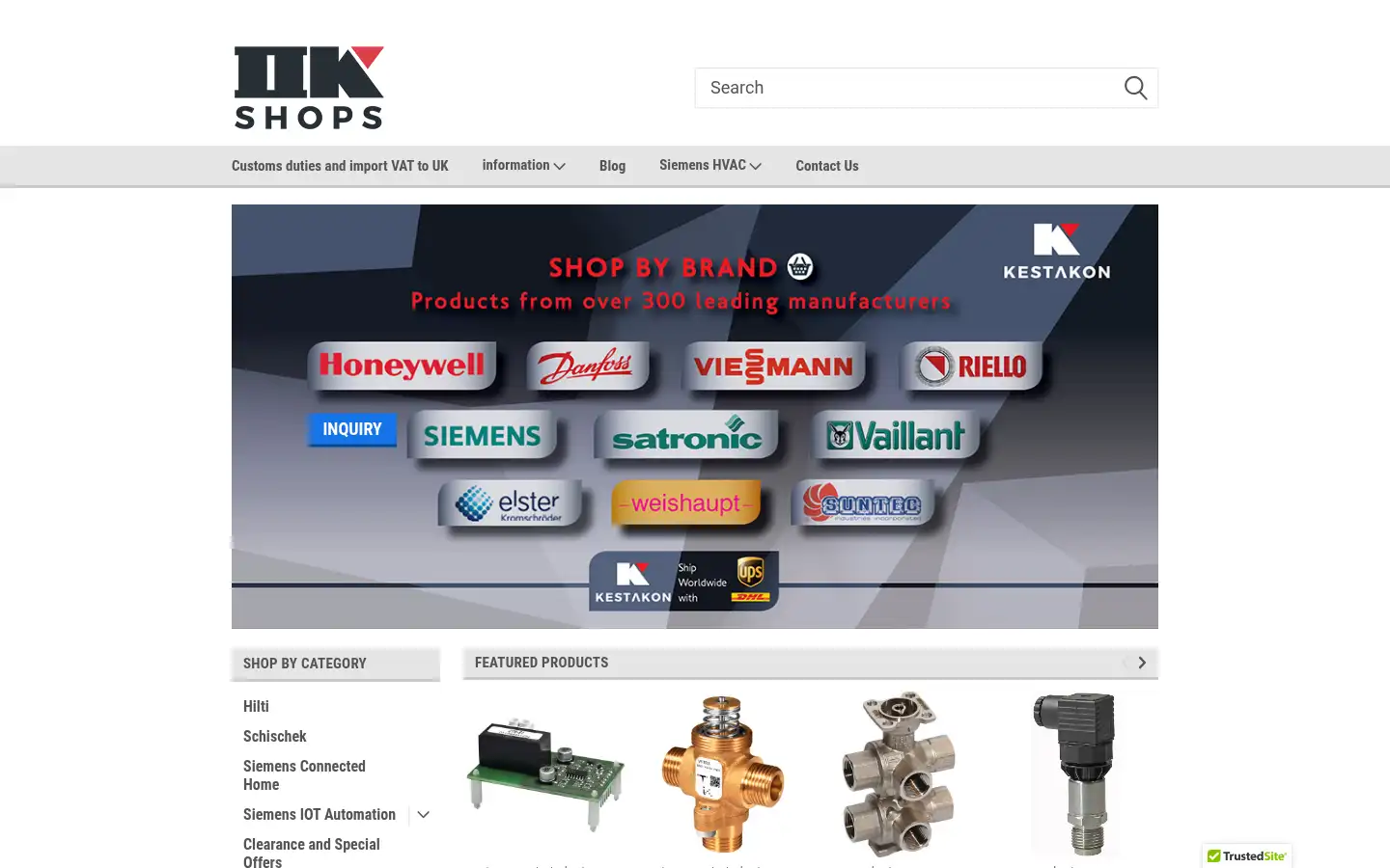 Screenshot of 2kshops.com