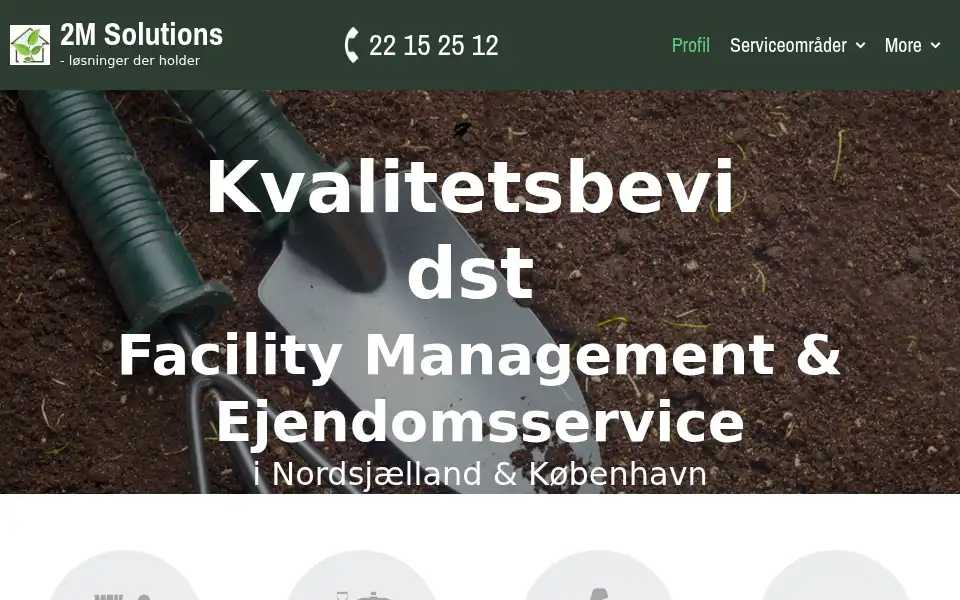 Screenshot of 2m-solutions.dk