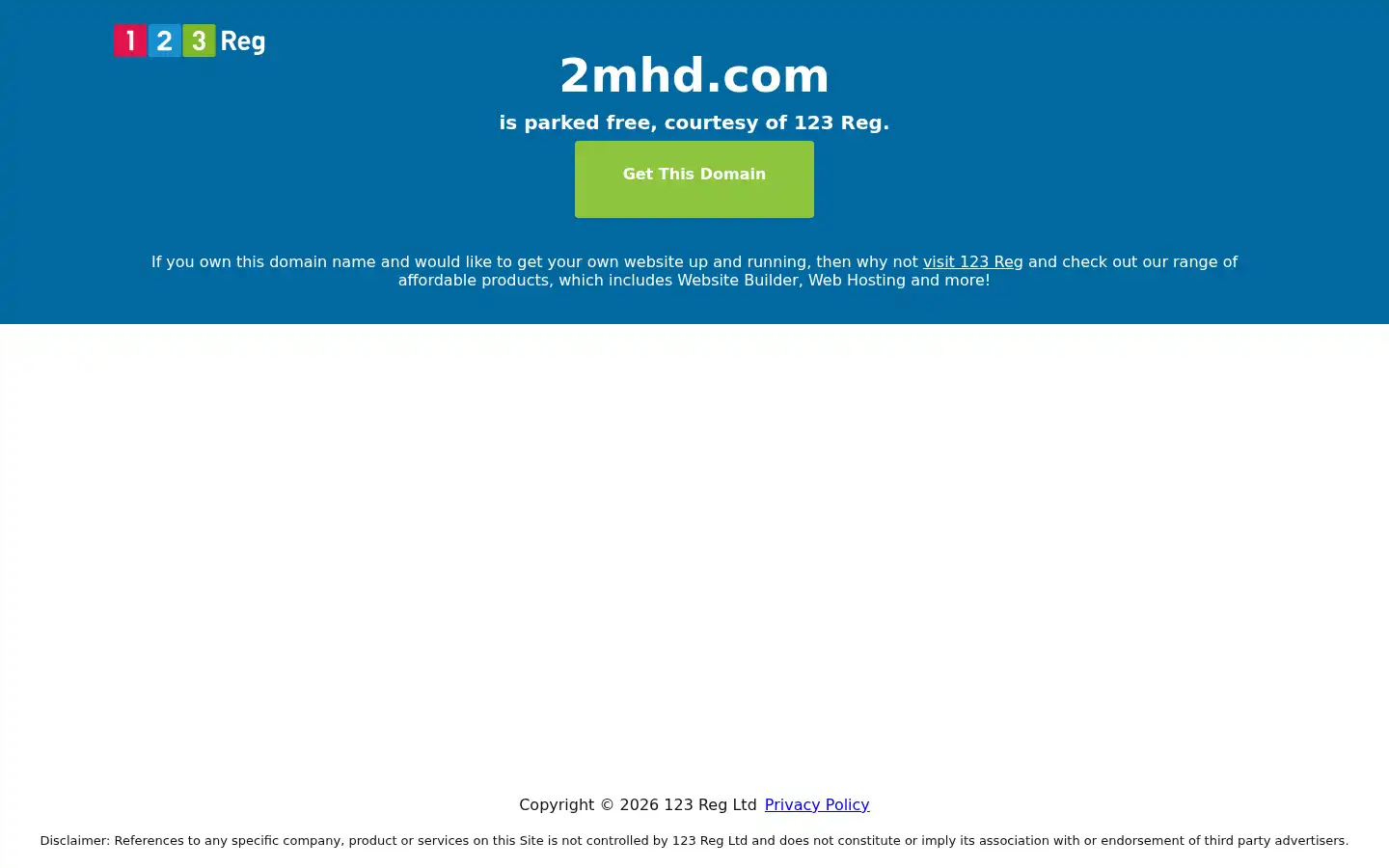 Screenshot of 2mhd.com
