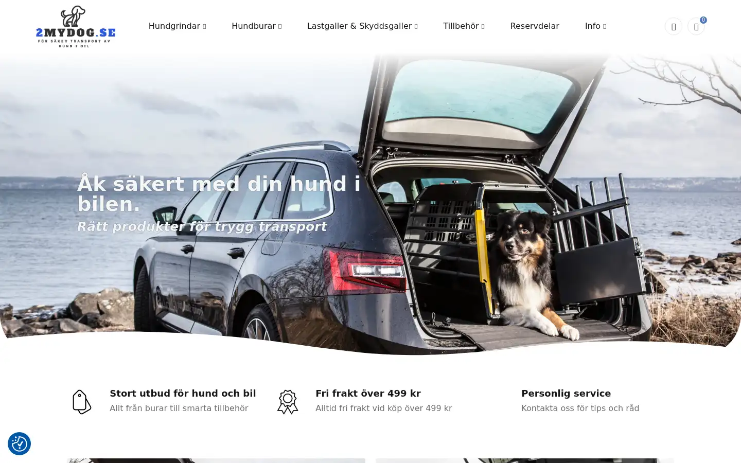 Screenshot of 2mydog.se