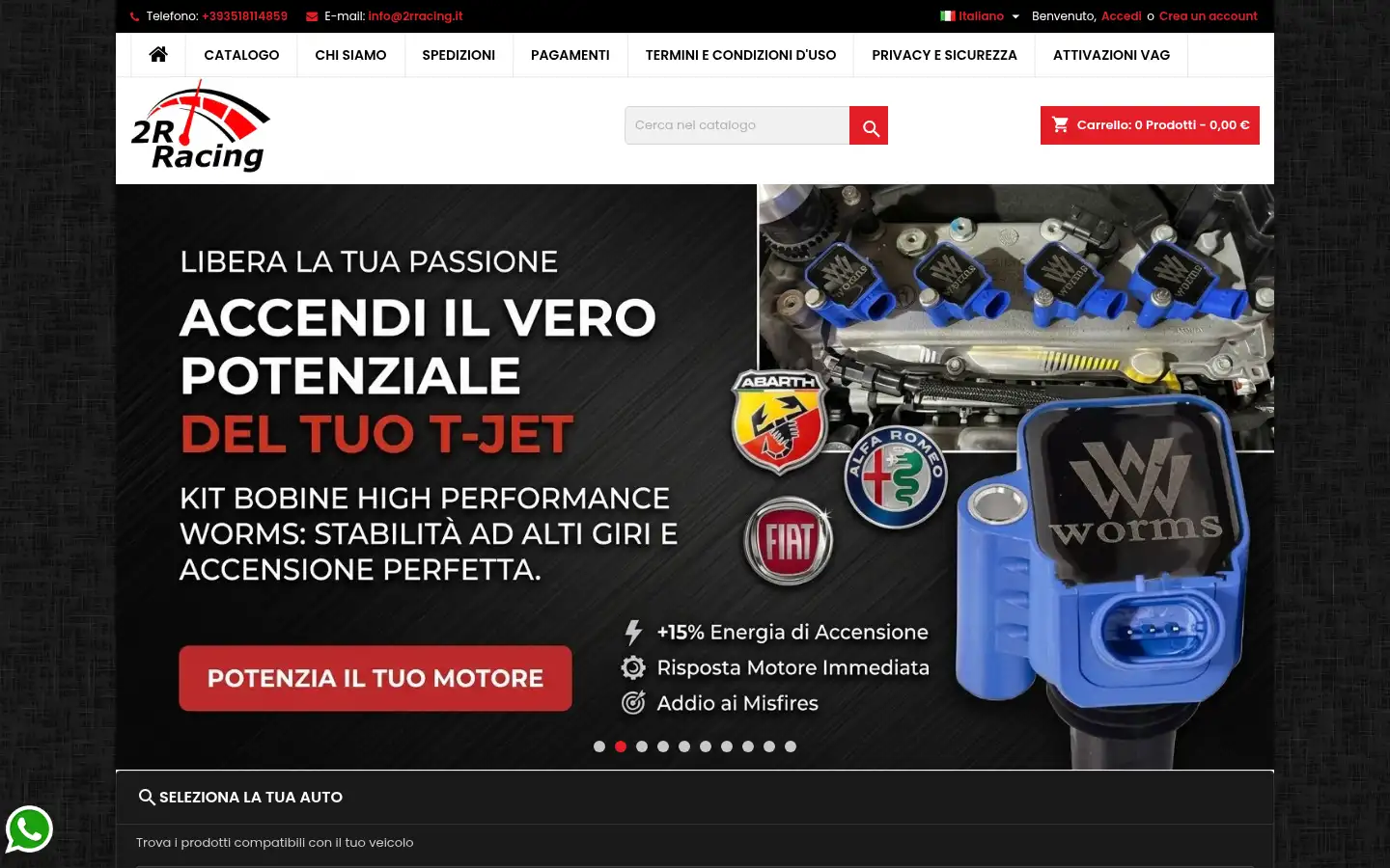 Screenshot of 2rracing.it