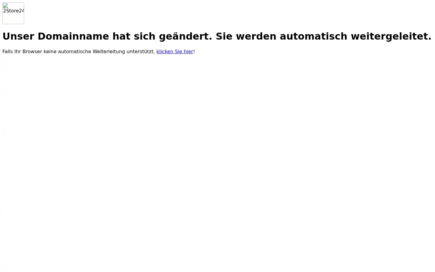 Screenshot of 2store24.de