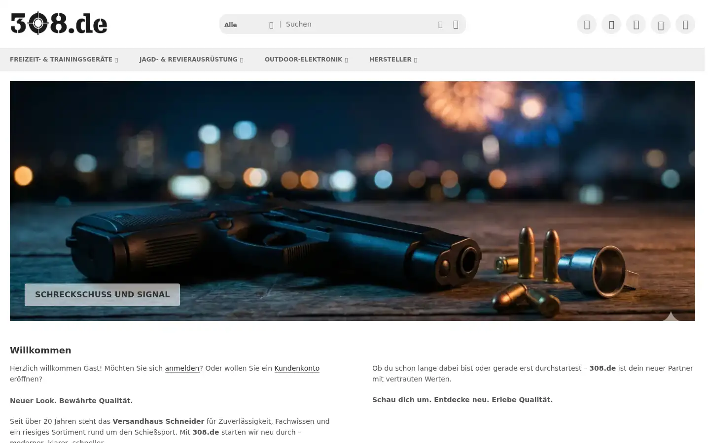 Screenshot of 308.de
