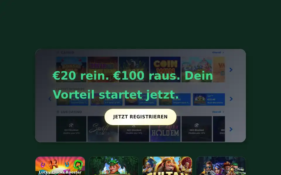 Screenshot of 30betcasino-online.de